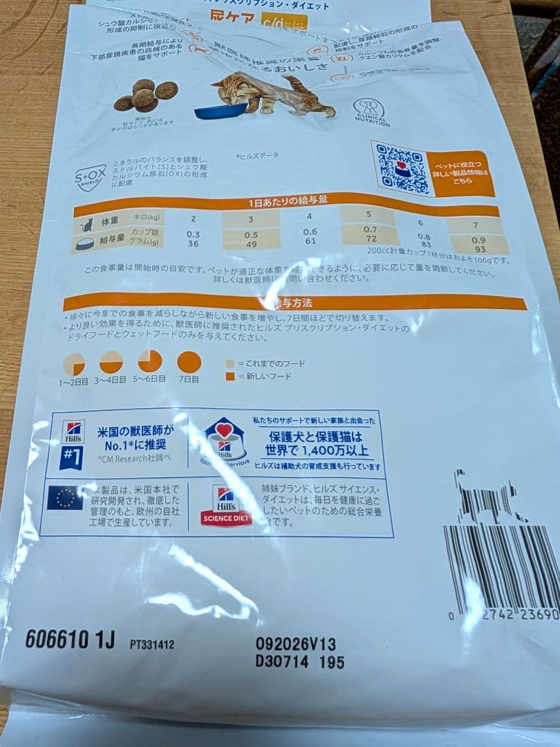 ヒルズ c/d マルチケア尿ケア チキン　2kg×2　＋缶2