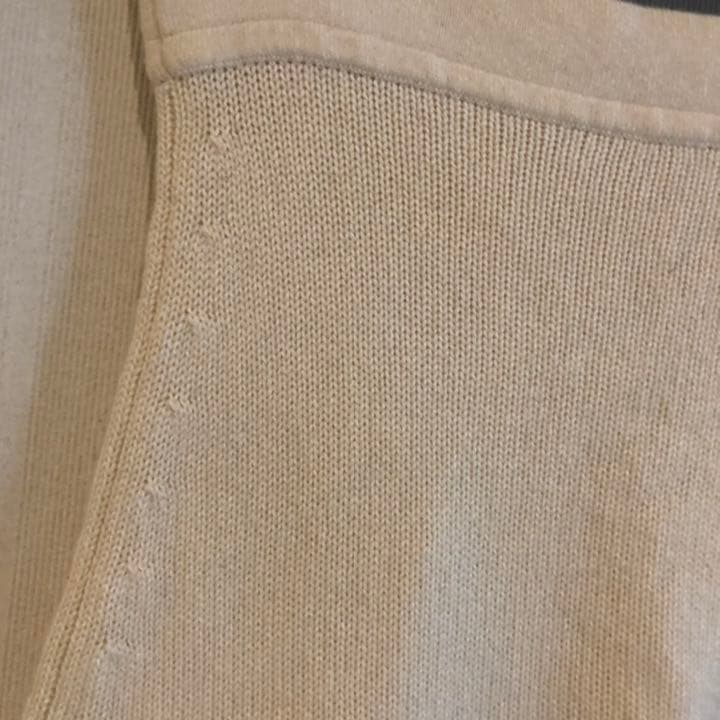 シャネル☆ ニットスカート　ロゴプレート付　ニットレース　カシミヤ　ヴィンテージ