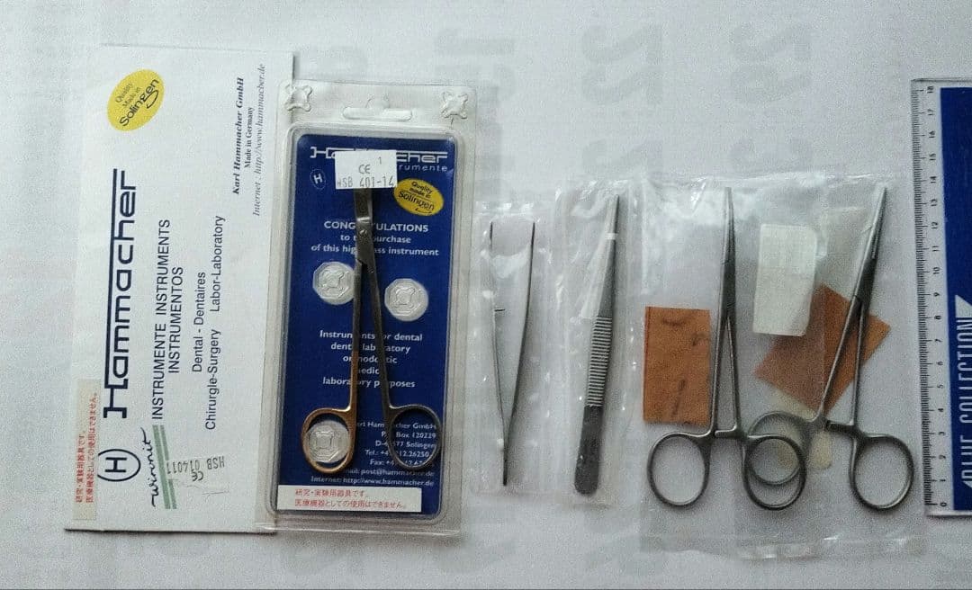 [新品未開封] 解剖器具セット　6本