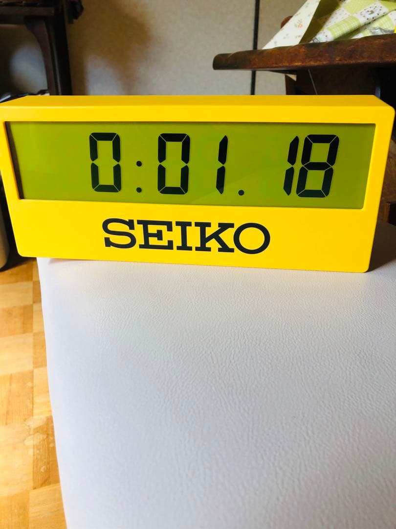 【大型】SEIKO スポーツ タイマークロック　置き時計　掛け時計