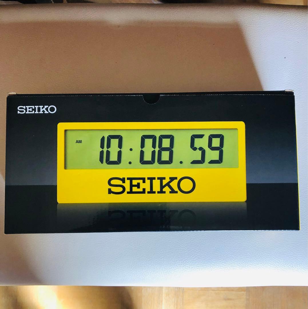 【大型】SEIKO スポーツ タイマークロック　置き時計　掛け時計