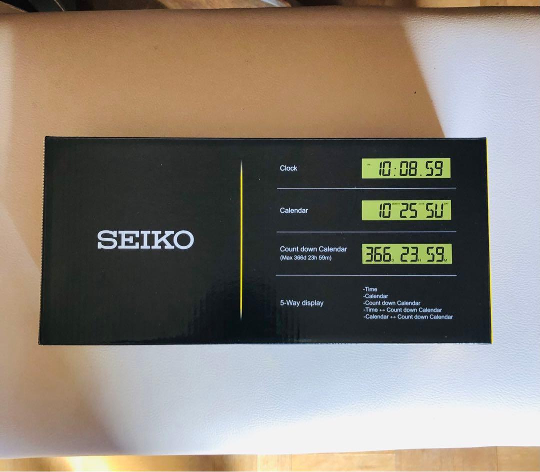 【大型】SEIKO スポーツ タイマークロック　置き時計　掛け時計