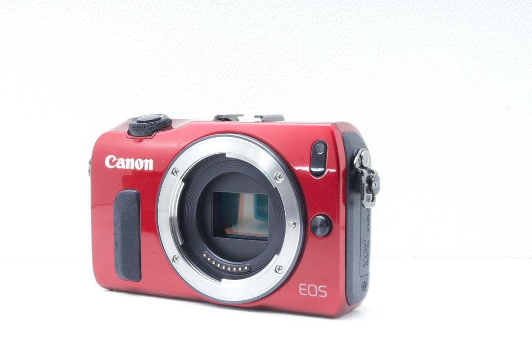 Canon EOS Mミラーレス一眼ダブルレンズキット　レッド【美品】