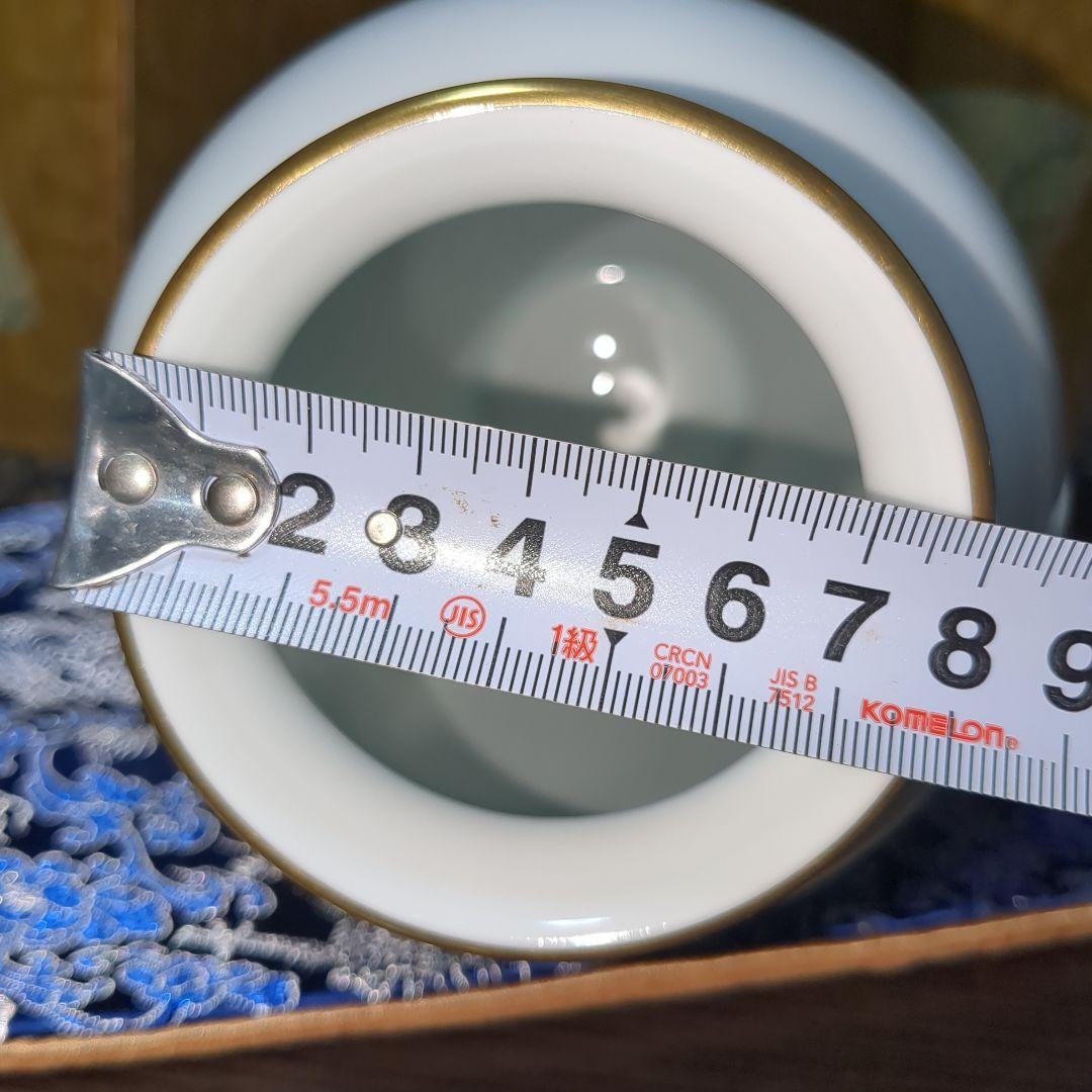 深川製磁　宇佐神宮　花瓶　飾り皿　２点セット　皿立て付き