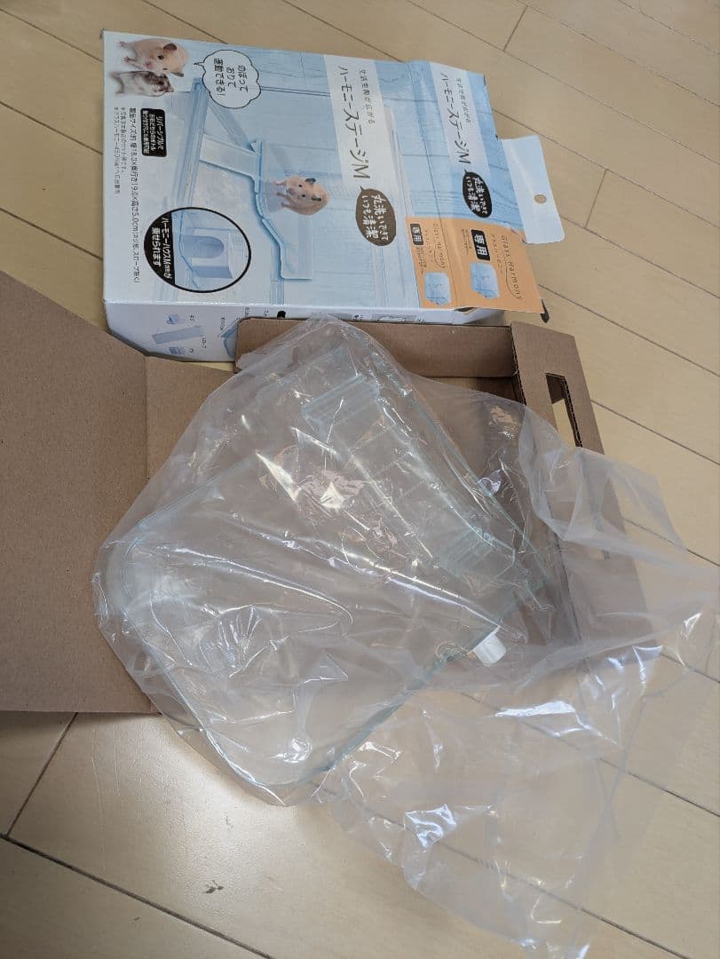 【難有り】ハムスターケージ一式＆トイレ砂＆餌