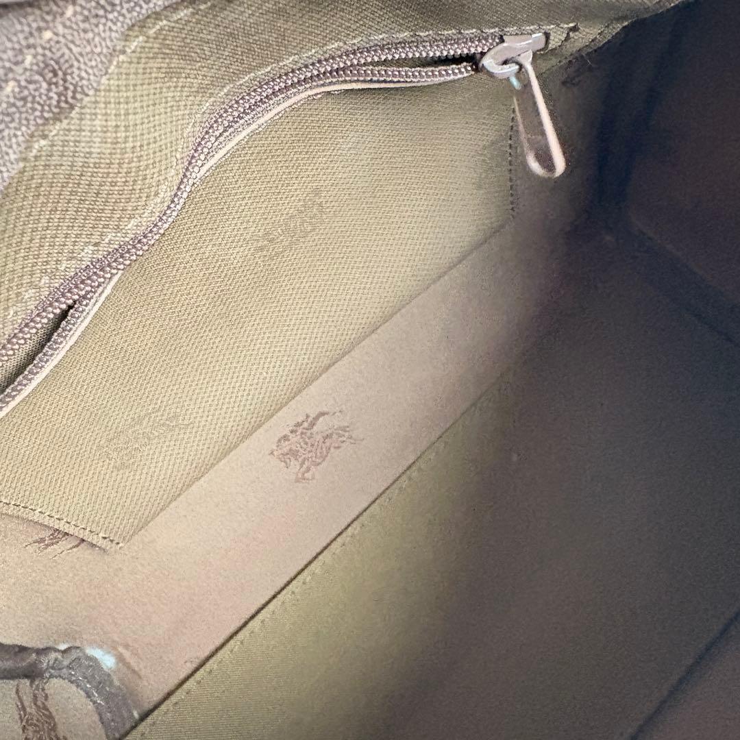 希少　月桂樹　バーバリーズ ハンドバッグ ミニボストン ノバチェック キャンバス