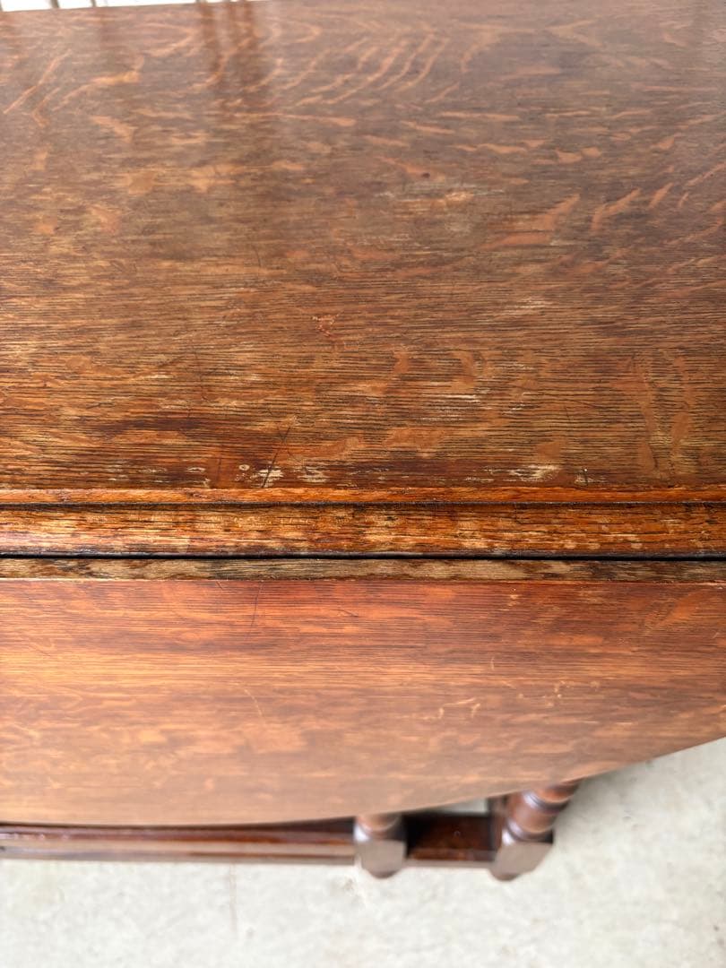 オーク　バタフライテーブル/アンティーク