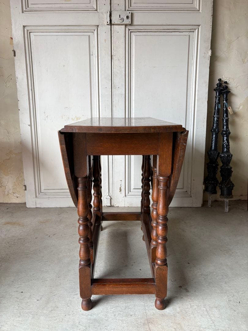 オーク　バタフライテーブル/アンティーク