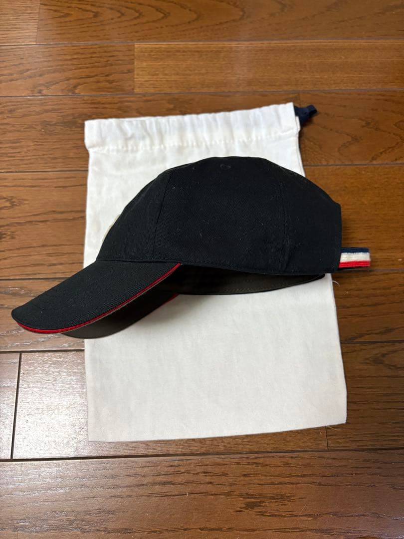 MONCLER ブラック ベースボールキャップ UNI 【未使用品】