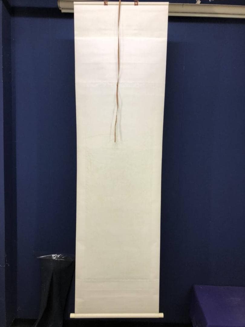 真作/吉田翠鳳/猛虎図/桐共箱付/布袋屋掛軸HD-299