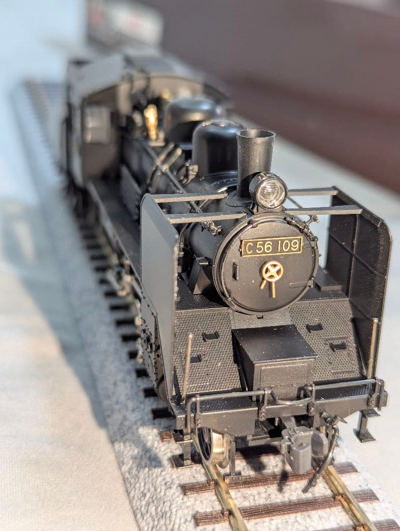KATO　C56　蒸気機関車　【1-201】　HOゲージ　パーツ取付済み　③