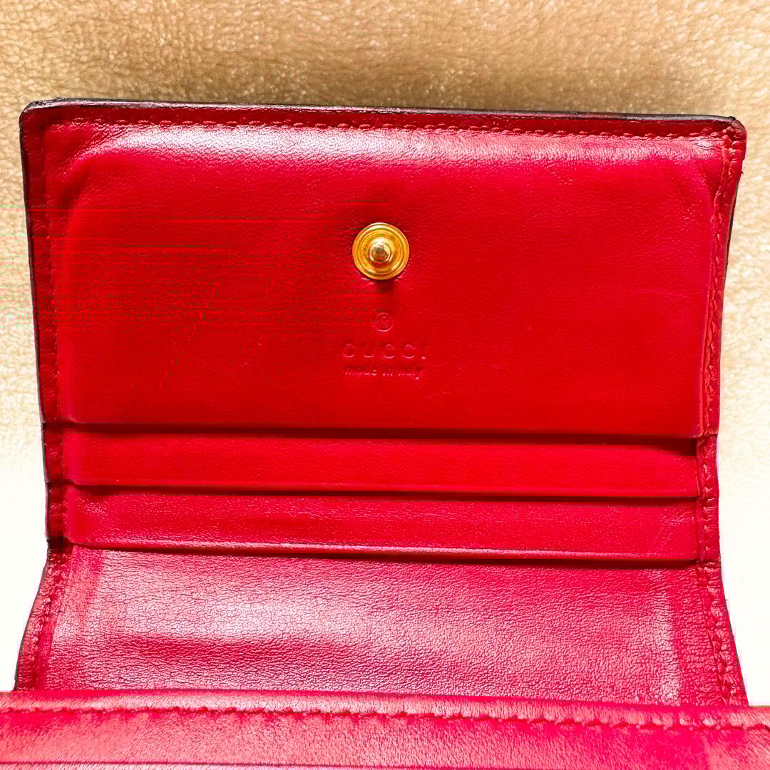 GUCCI GGスプリーム チェリー ウォレット〔二つ折財布〕