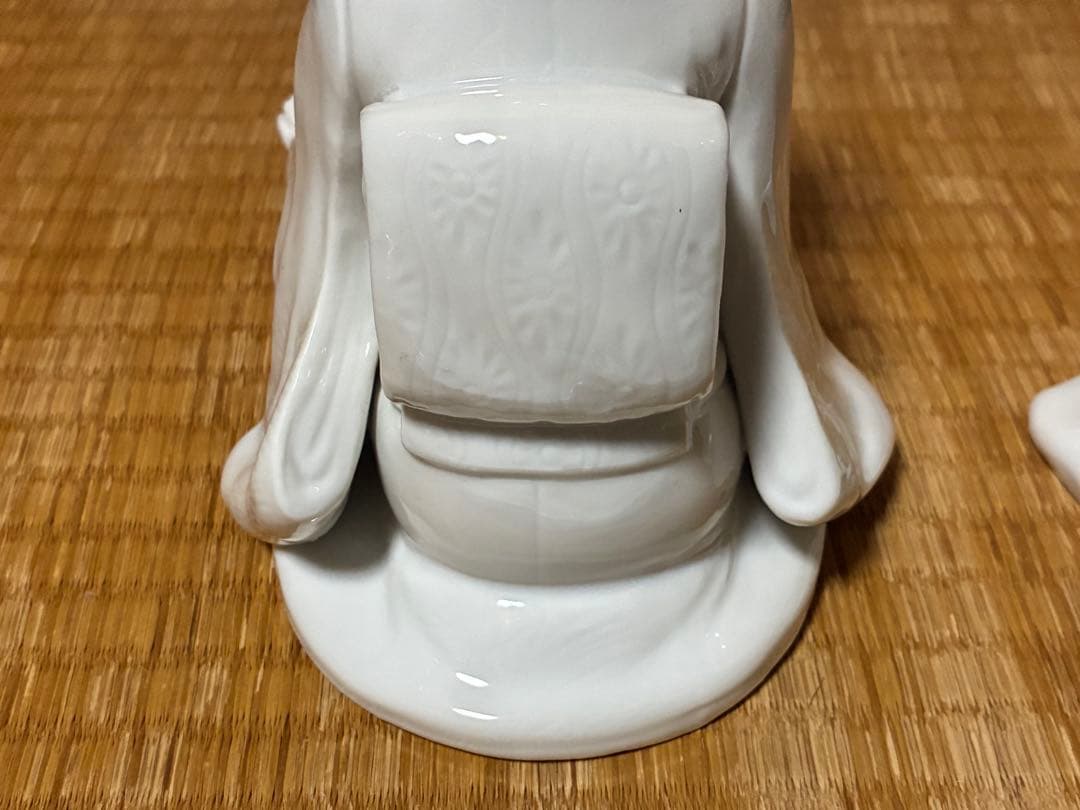 白磁 琴引き 和装 乙女 女人像 揃い 三体まとめて 時代物