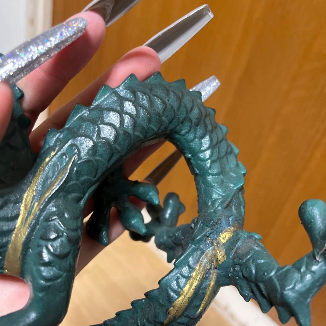 龍 昇龍 正義 金属 金属工芸 置物 オブジェ インテリア