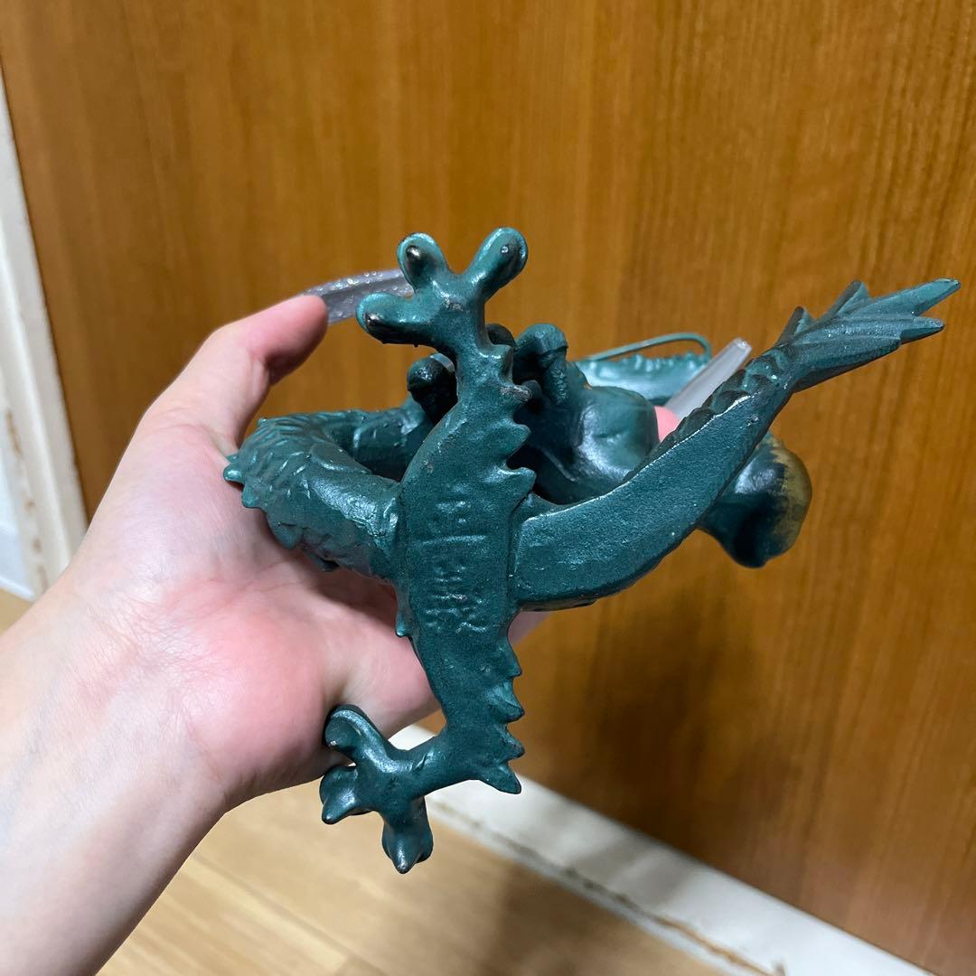 龍 昇龍 正義 金属 金属工芸 置物 オブジェ インテリア