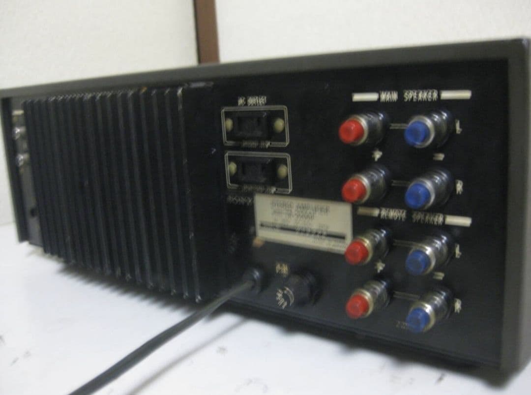 【レストア整備品 SONY ステレオパワーアンプ TA-3200F】