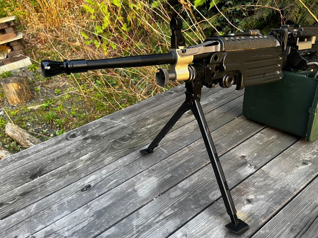 ち*ん様 TOP M249 固定ストック　電動ガン