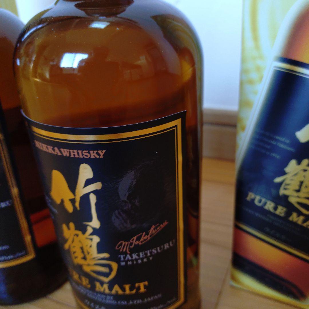 ニッカウイスキー ピュアモルト 黒ラベル 2本セット