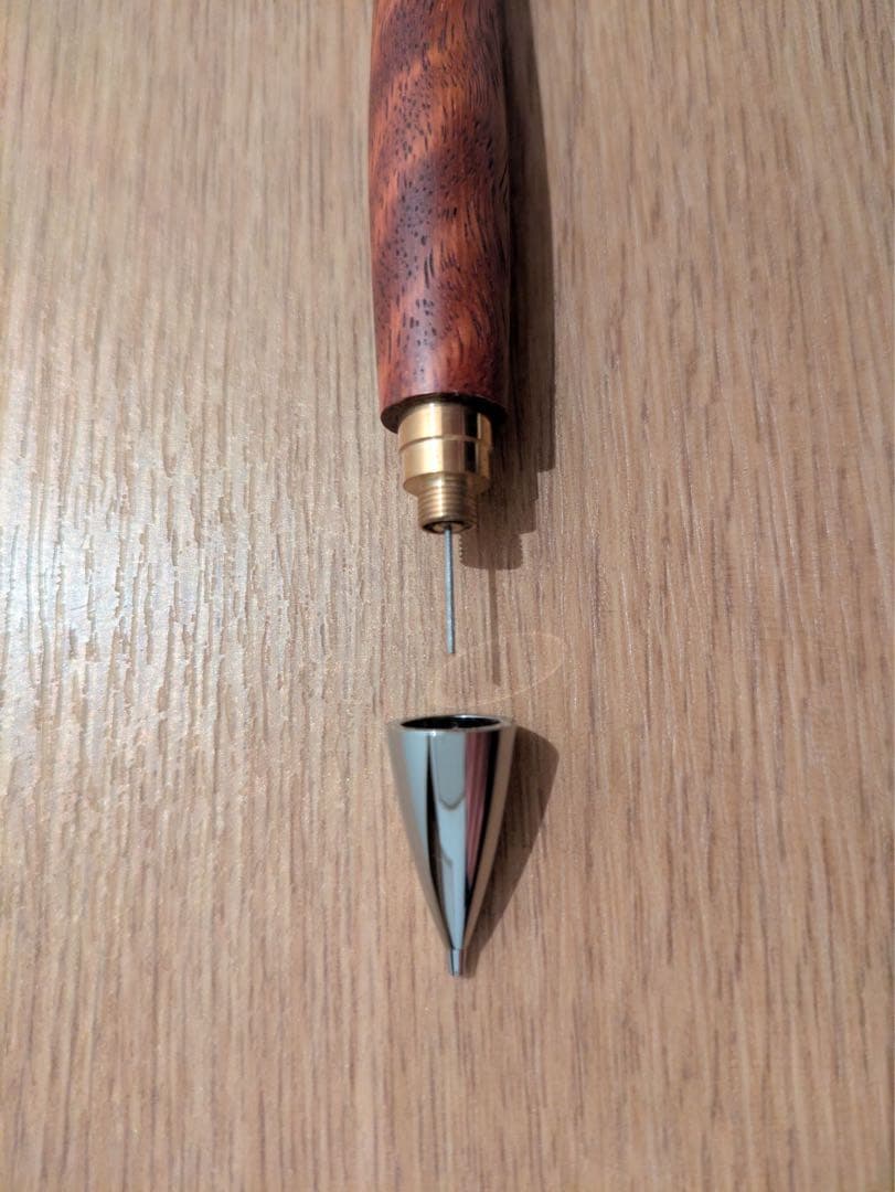 工房楔　花梨 ちぢみ杢・トラ杢 シャープペン KATO#201