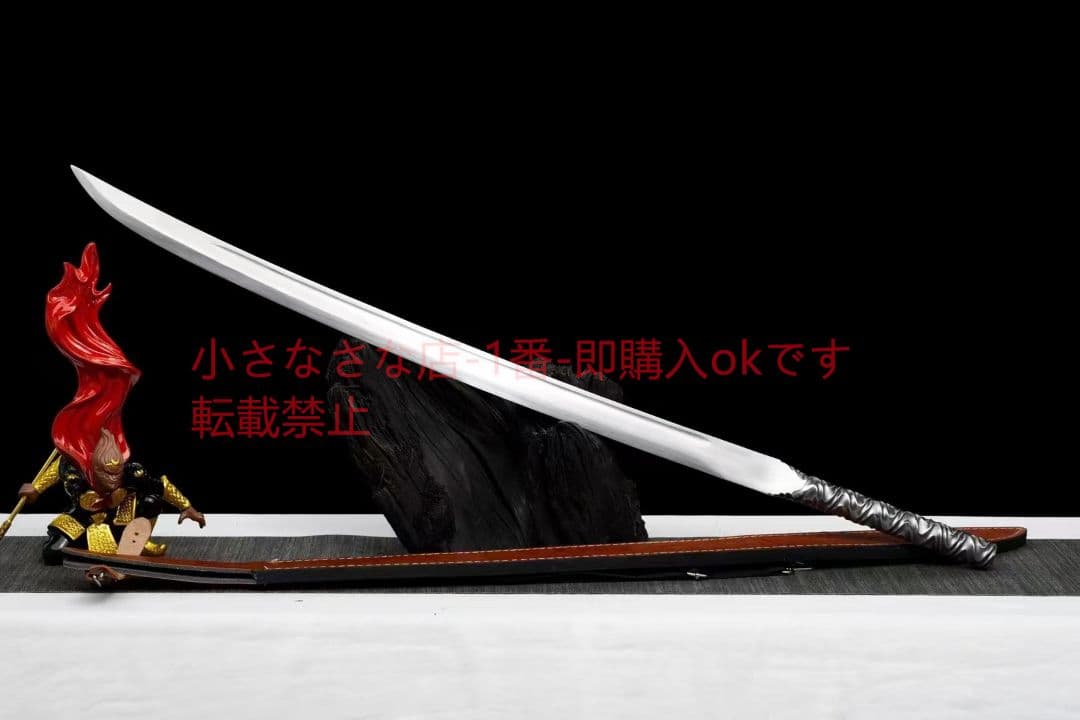 一体刺繍春刀煉獄 古兵器 武具 刀装具 日本刀 模造刀 居合刀