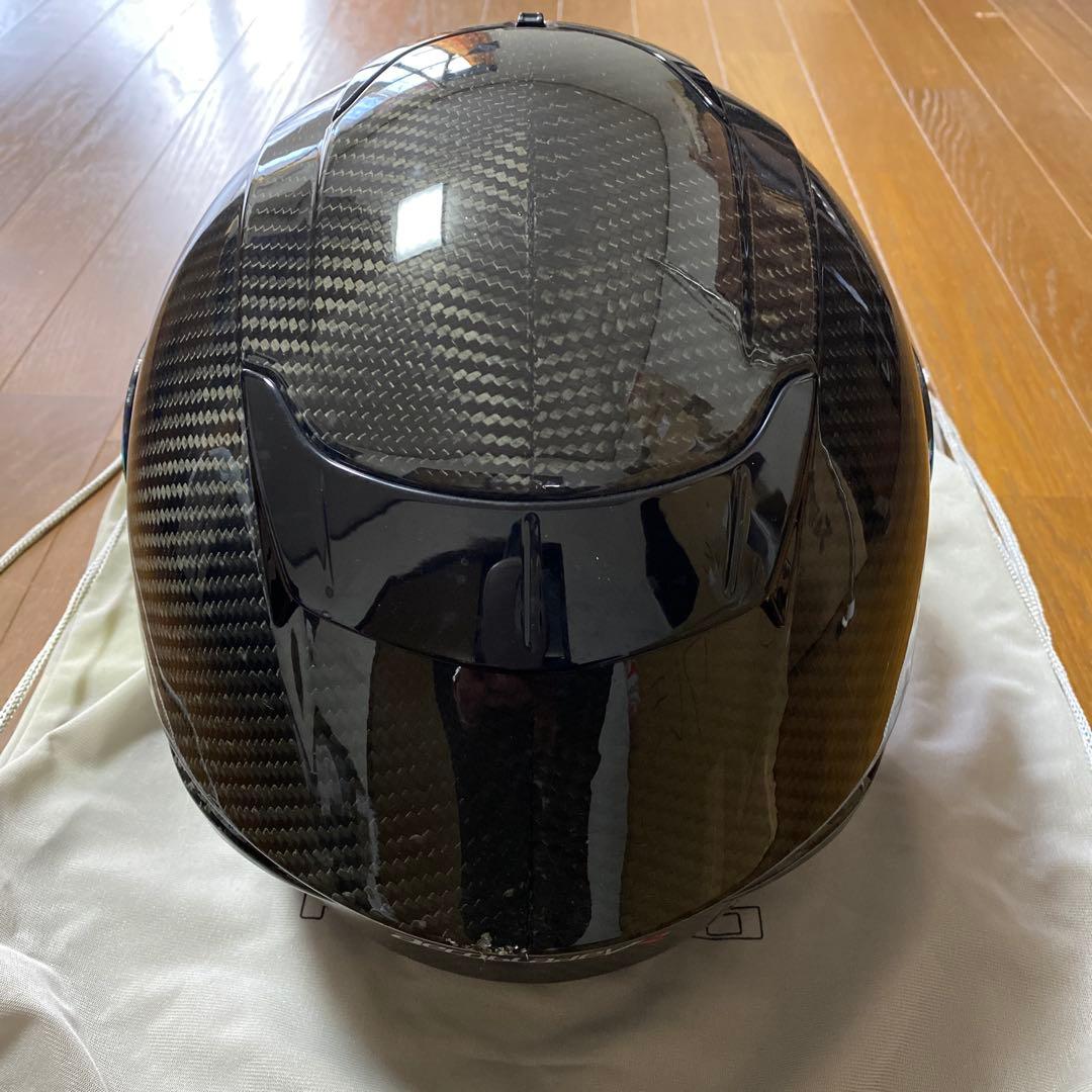 カブトエアロブレード5R カーボンヘルメット　Mサイズ　ミラーシールド2個付