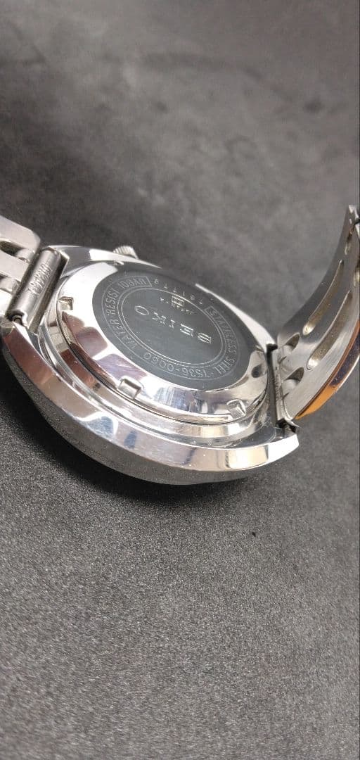 訳あり　SEIKO5 SPORTS 自動巻き 腕時計 オレンジ　複刻版希少モデル