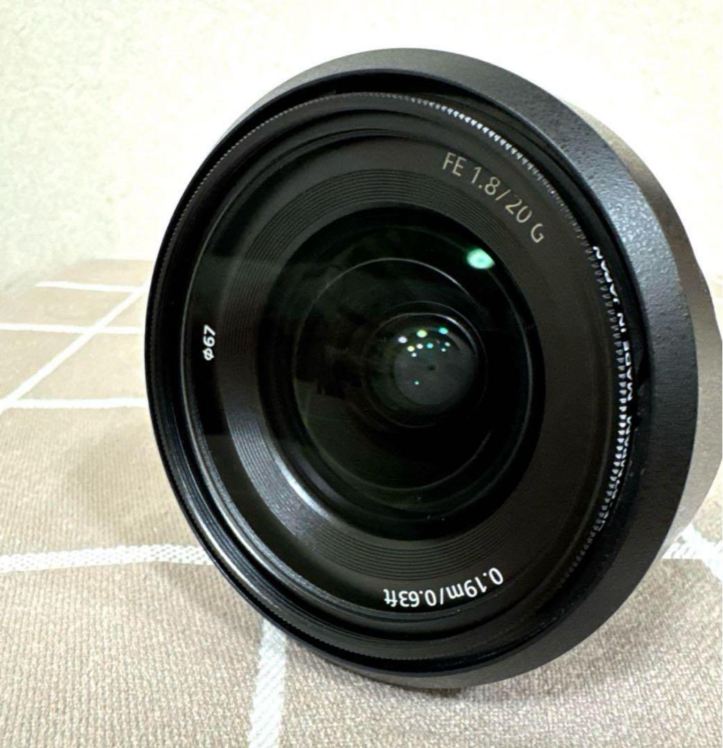 SONY レンズ　FE20mmF1.8G