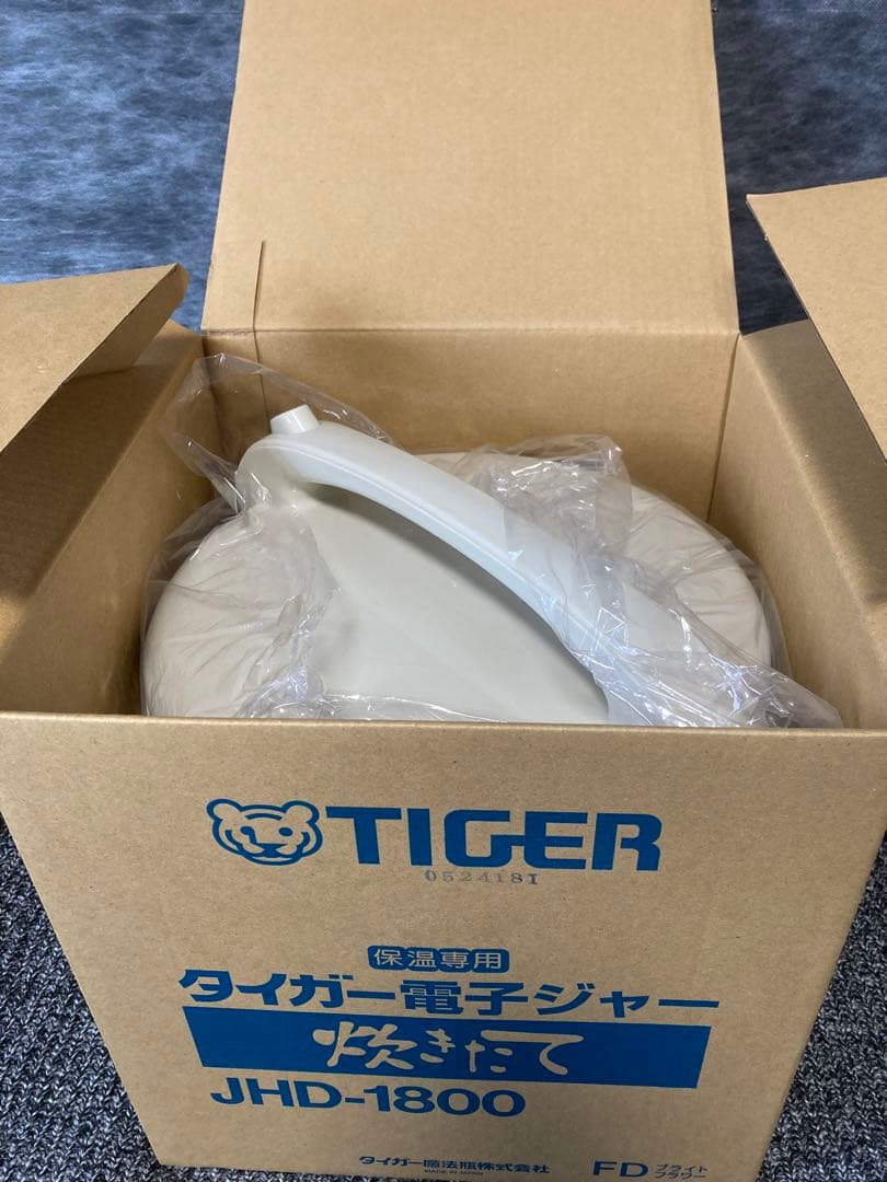 新品　タイガー電子ジャー　JHD-1800FD 1.8L保温専用　花柄