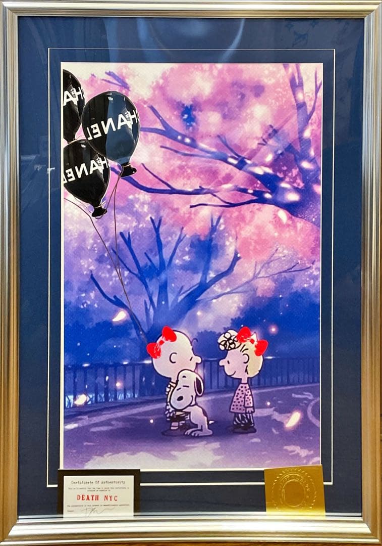 額込 世界限定100枚DEATH NYC アートポスター 現代アート 33