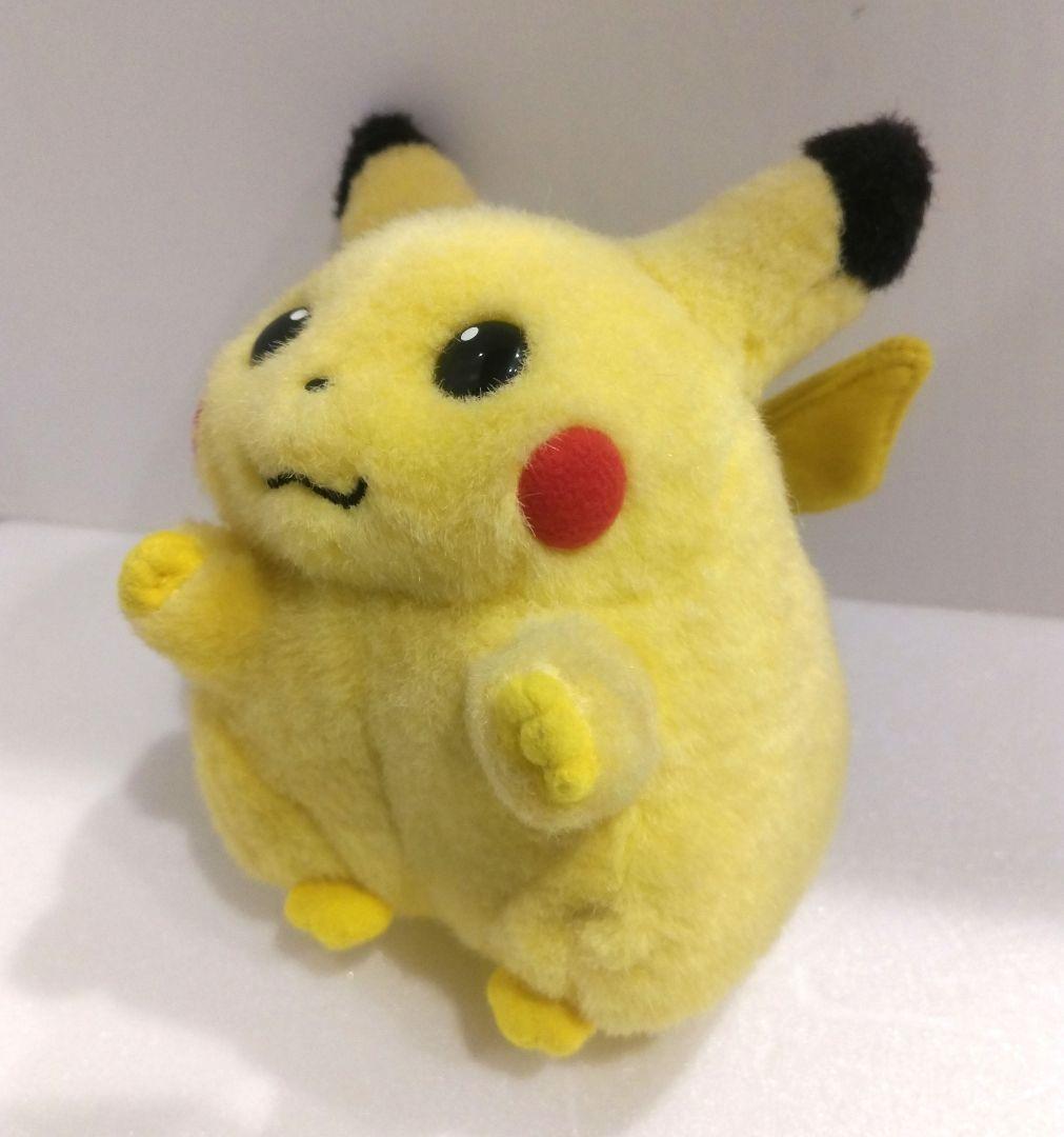 TOMY ポケモン ピカチュウ ぬいぐるみ おなかを押すとなくヨ 初期 レトロ