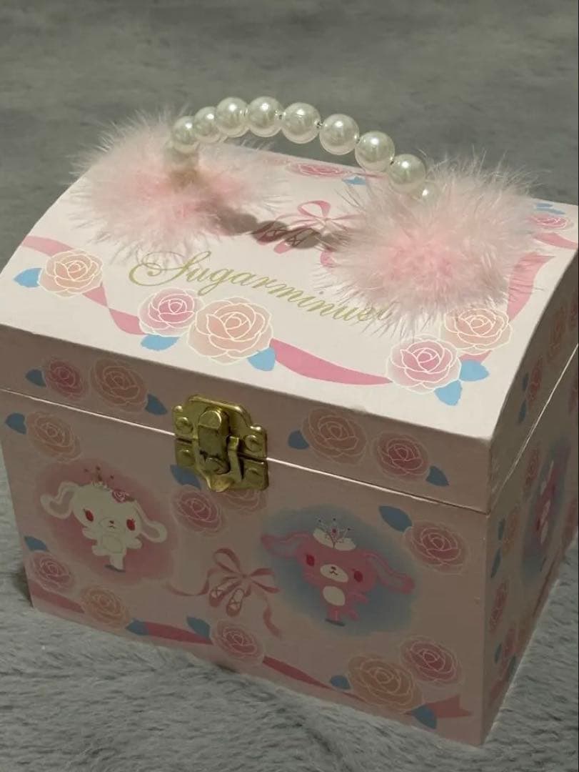 サンリオ Sugarmiuet 収納ボックス オルゴール付き シュガーバニーズ