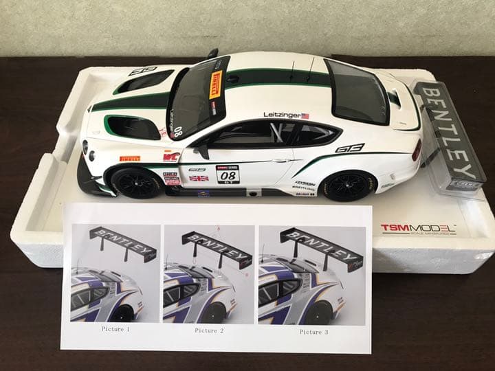 価格変更 1/18 TSM ベントレーGT3 #82014 限定300台未展示品