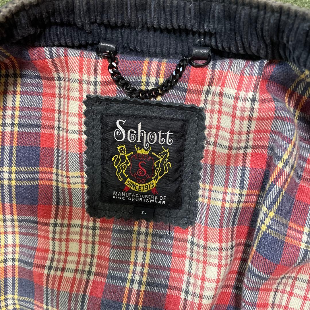 HormonNo1  【L】schott シングル ライダースジャケット