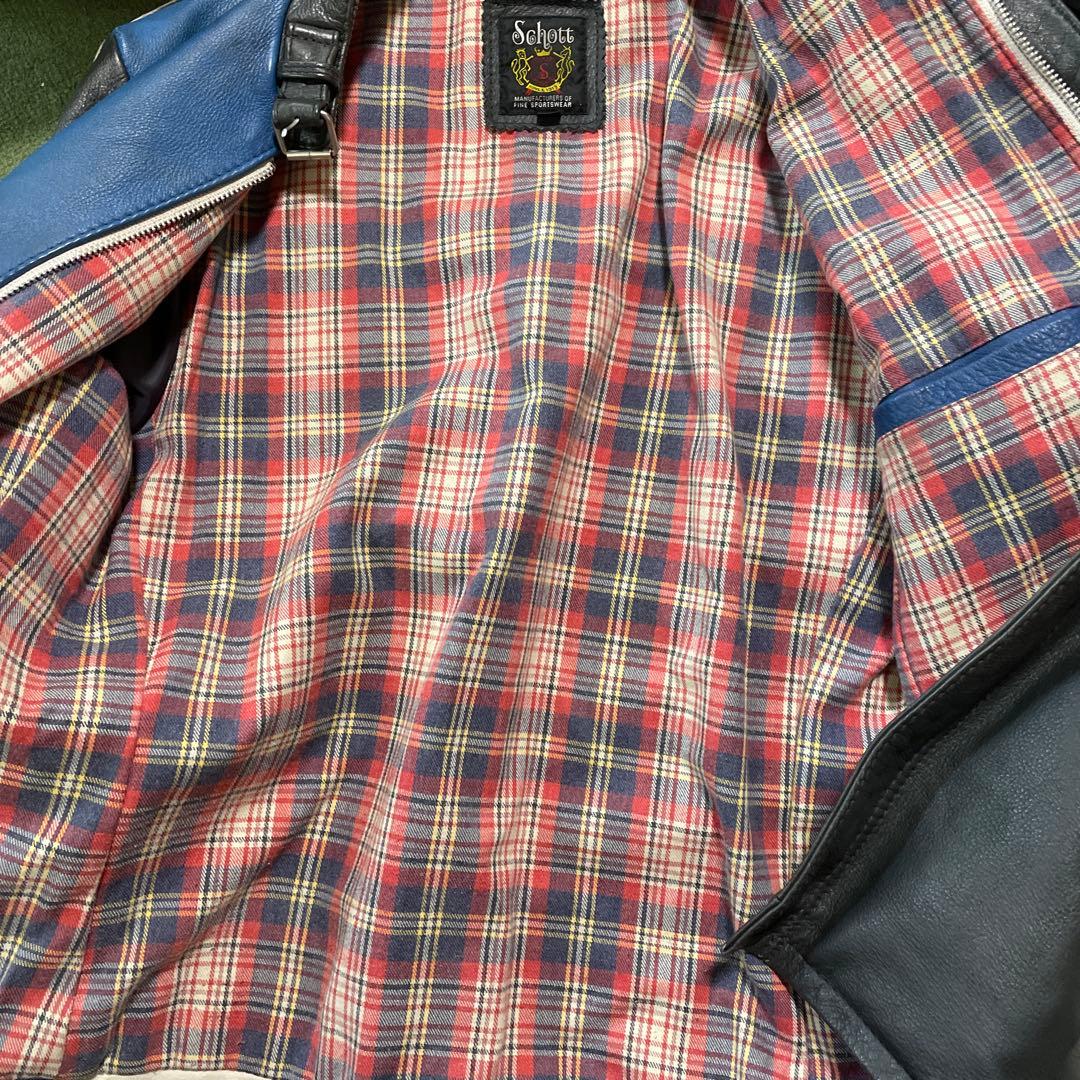 HormonNo1  【L】schott シングル ライダースジャケット