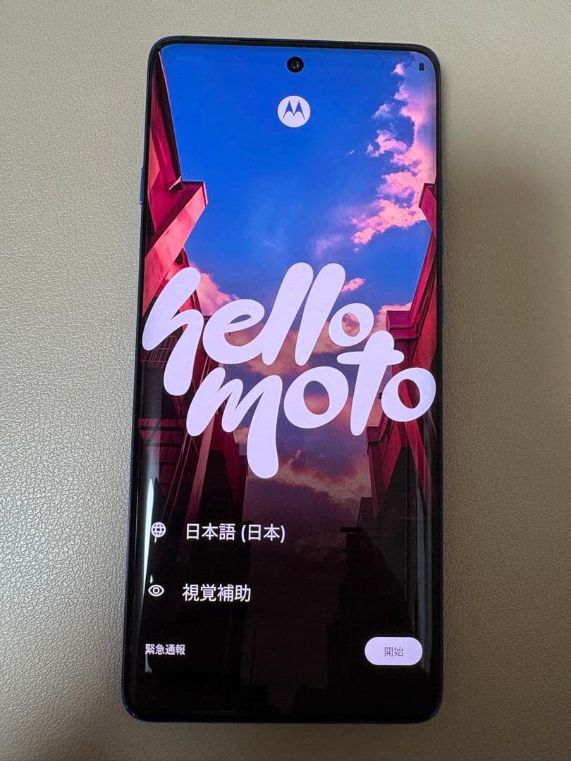 激安　motorola edge 60s PRO 美品　ブルー
