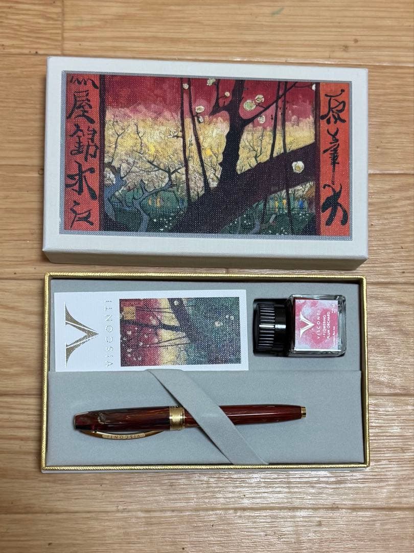 VISCONTI / ビスコンティ万年筆 ヴァンゴッホ 梅園レッド F