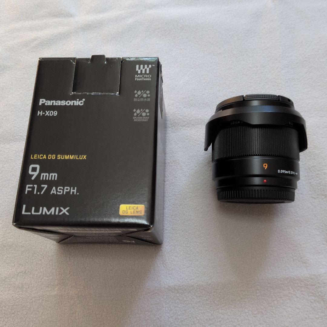 Panasonic H-X09 9mm F1.7 レンズ