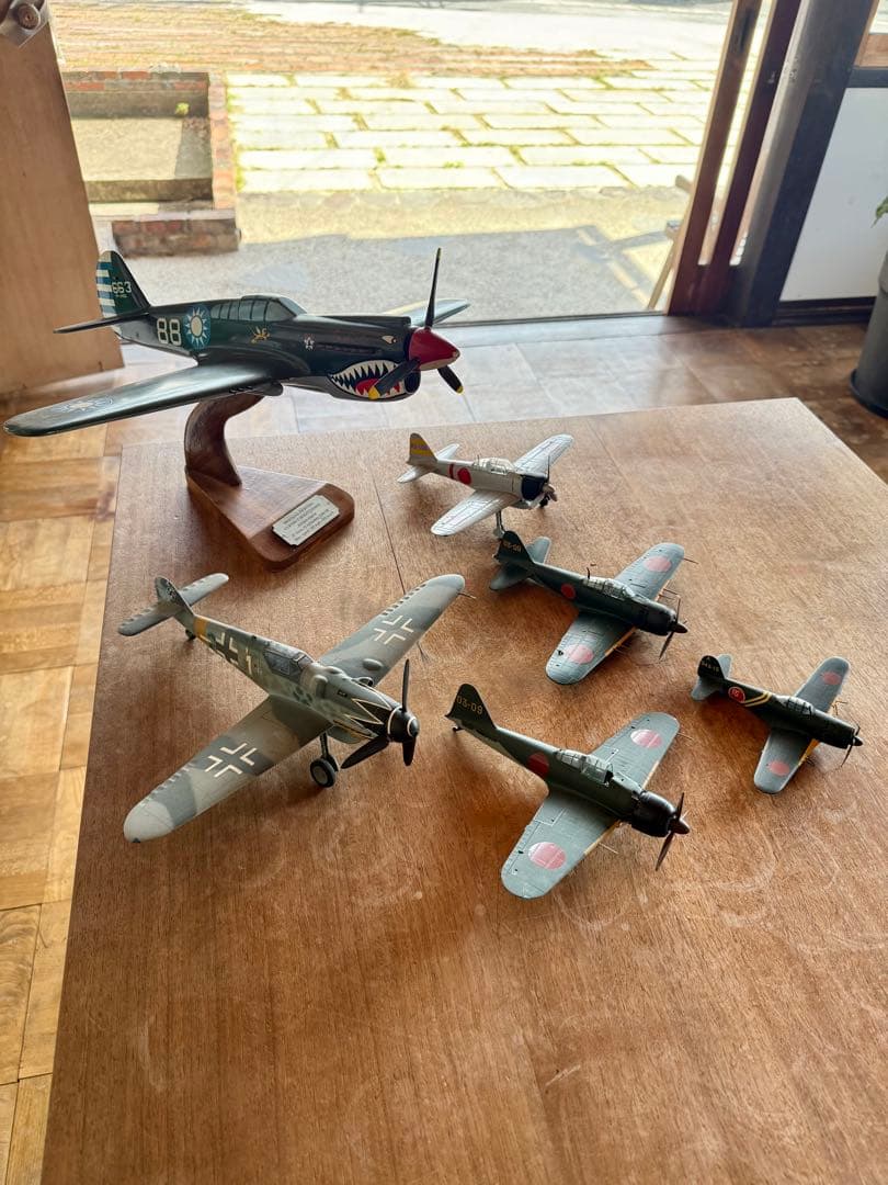 航空機模型 6機セット 零戦他　ジャンク一式