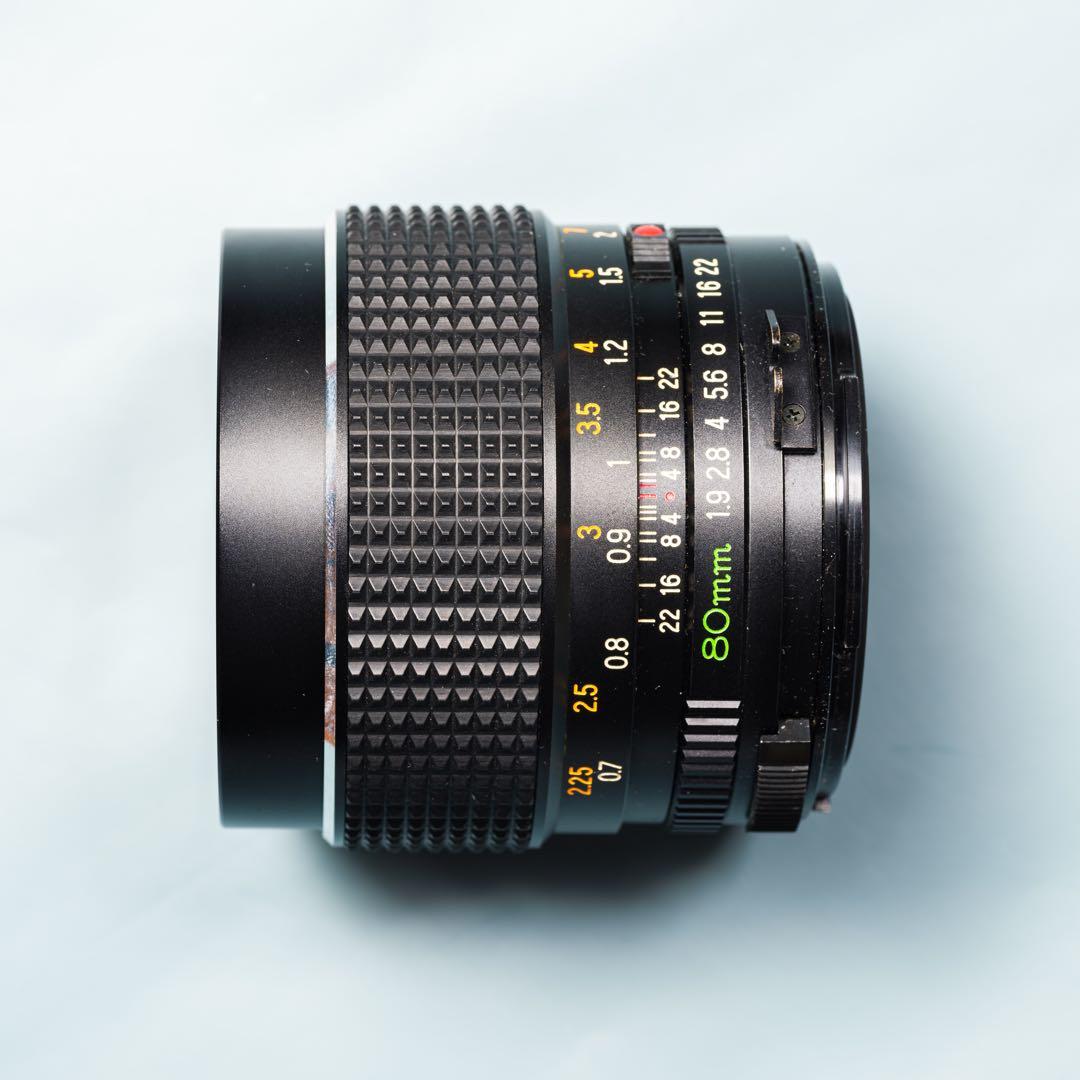 Mamiya Sekor C 80mm f/1.9 gfxアダプタ付