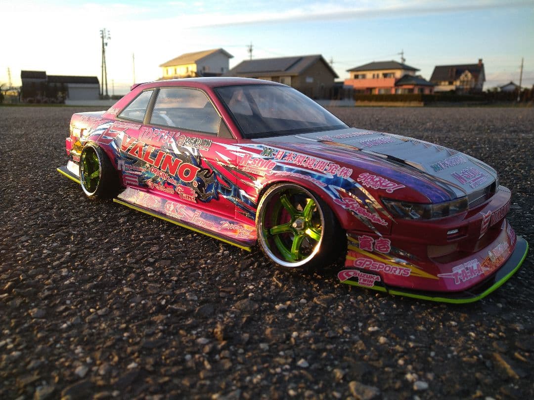 アディクション　S13シルビア　2024　中村直樹選手仕様　ラジコンボディ