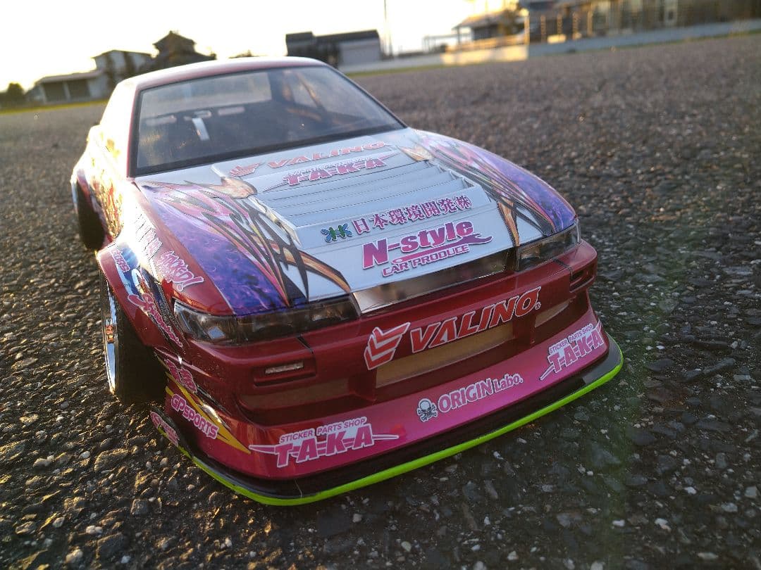 アディクション　S13シルビア　2024　中村直樹選手仕様　ラジコンボディ