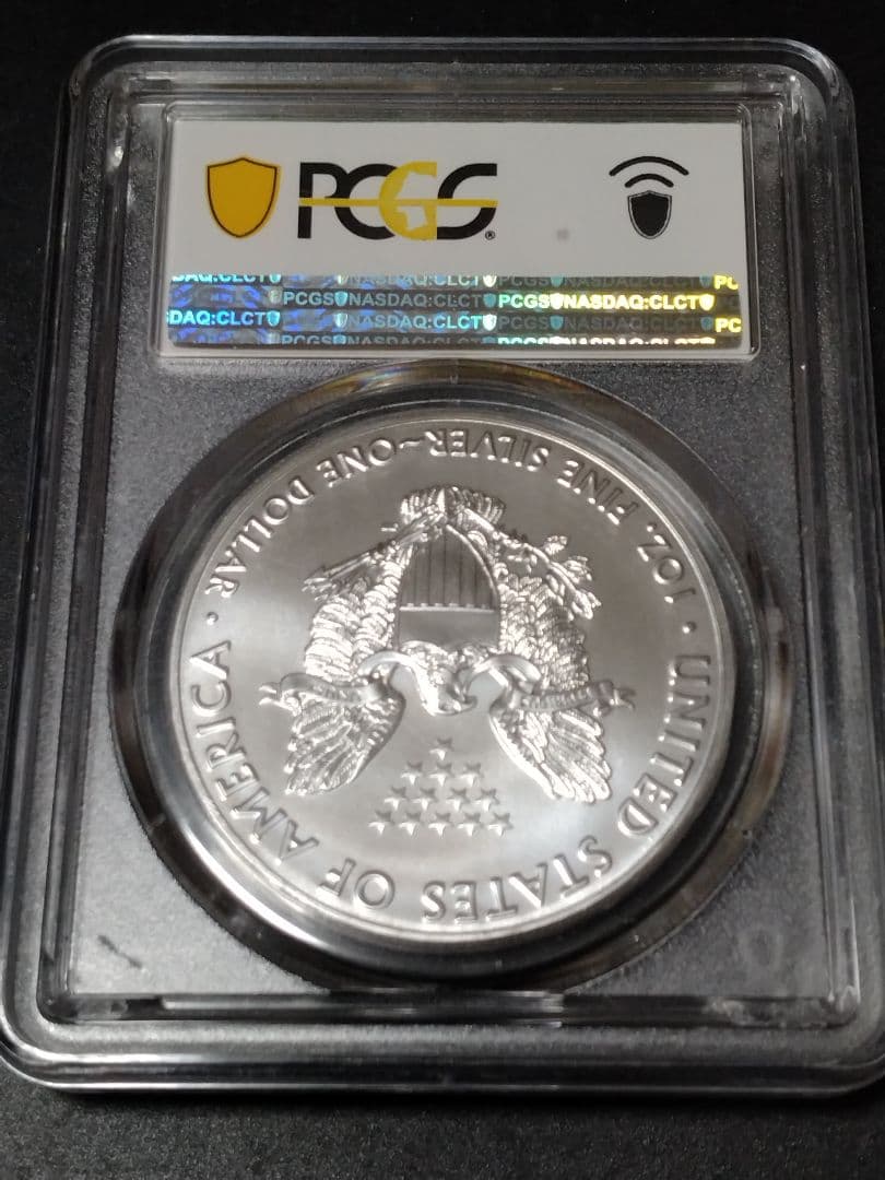 MS70 2021年 イーグル銀貨 タイプ1（初日緊急発行）フィラデルフィア