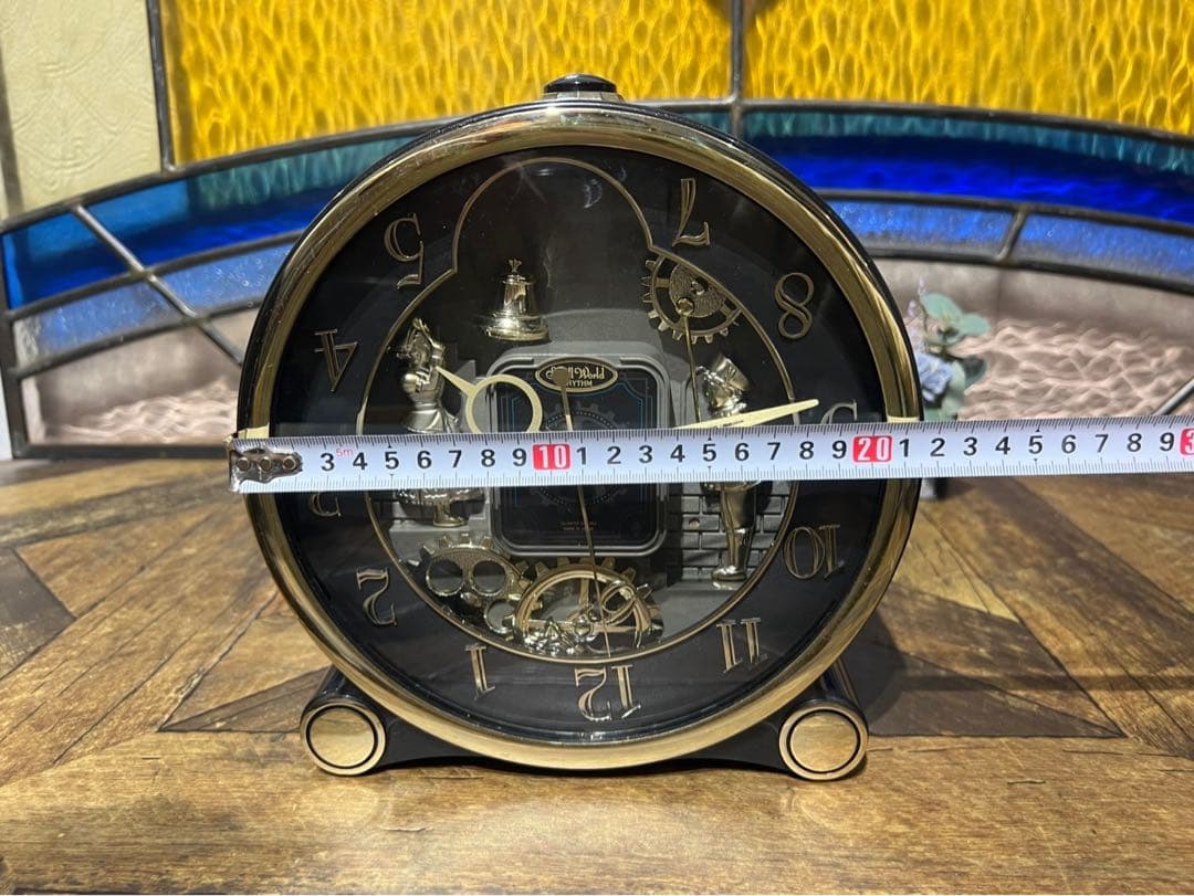 スモールワールド からくり時計 リズム時計 昭和レトロ 当時物 インテリア