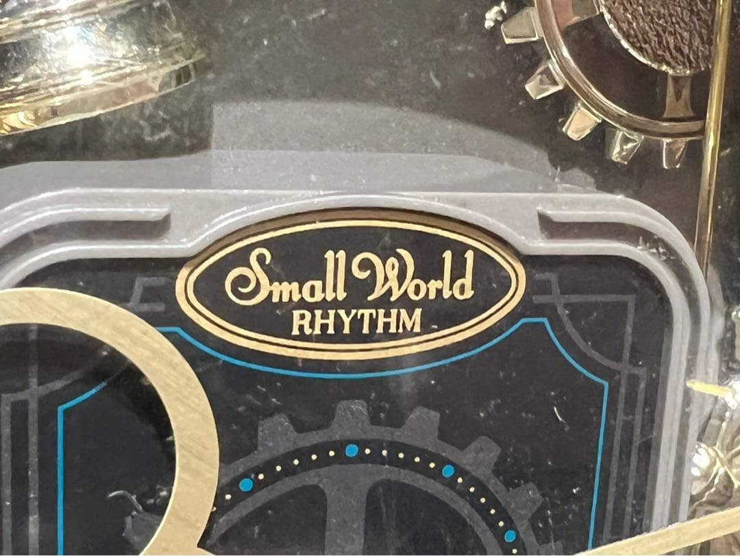 スモールワールド からくり時計 リズム時計 昭和レトロ 当時物 インテリア