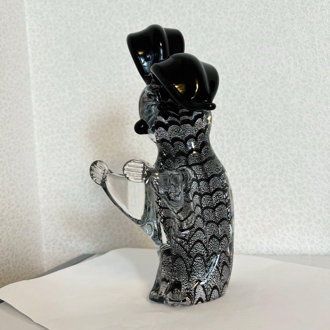 特価ムラーノガラス Murano Glass イタリア ガラス細工 うさぎ 置物