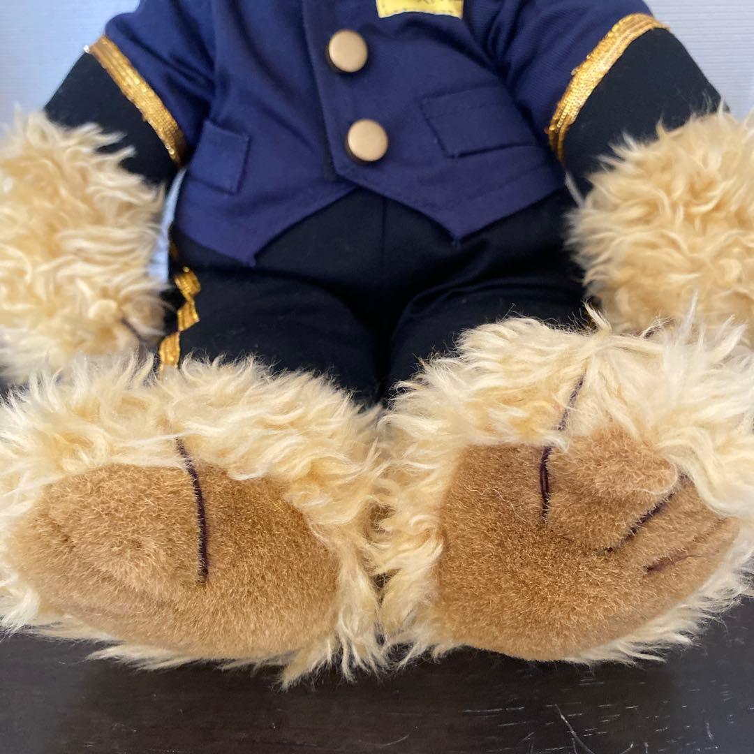 【レア】グランビアホテル　制服着用　アンティーク　テディベア　クマ　ぬいぐるみ