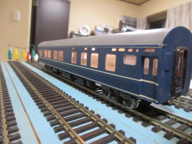 国鉄 20系特急形客車 中間車 4両セット HOゲージ (金属製・カツミ製）