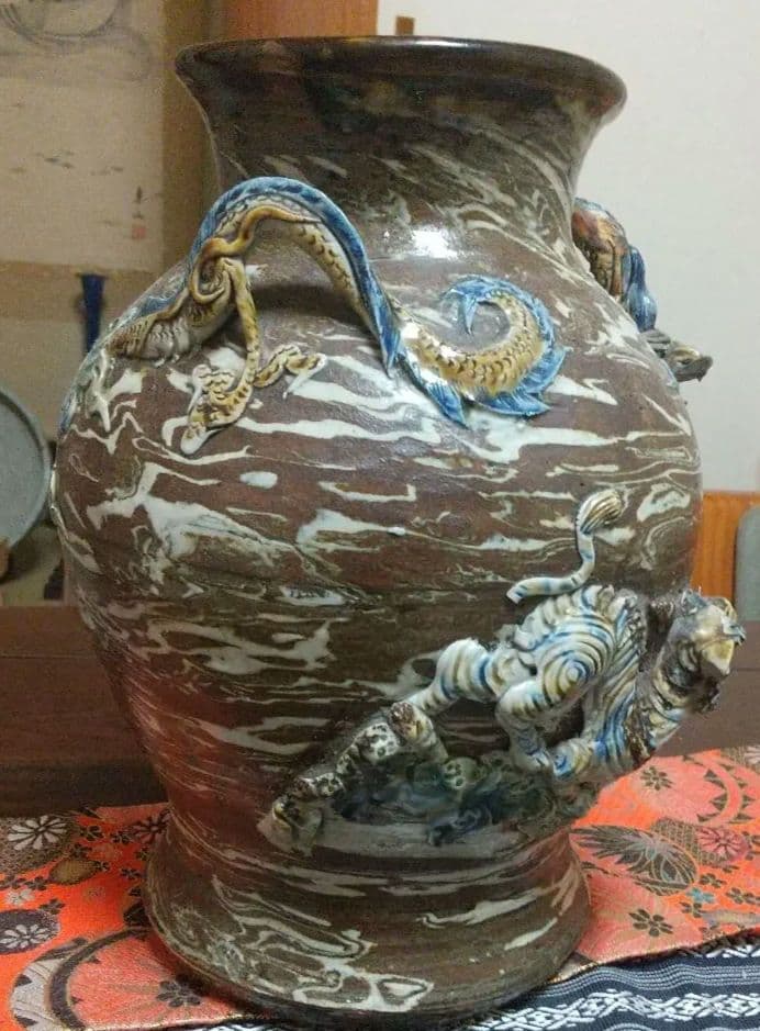 【やちむん】古い壷屋焼の壺