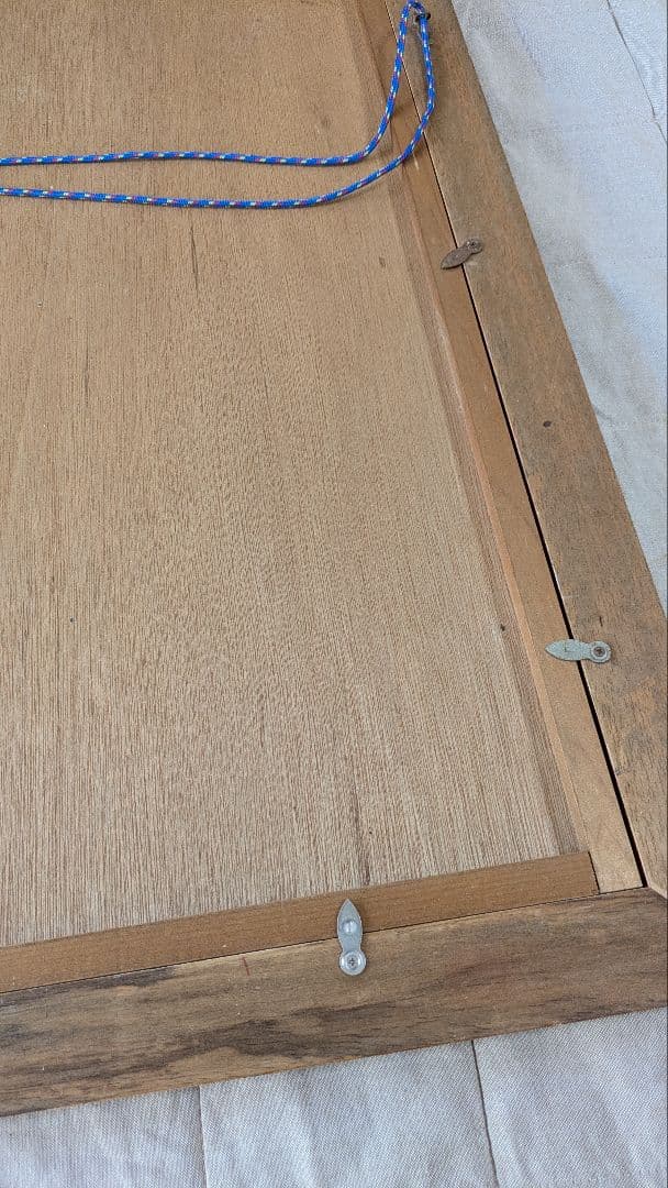 新道繁 リトグラフ 松 ガラス入り 額つき 【自宅保管品】