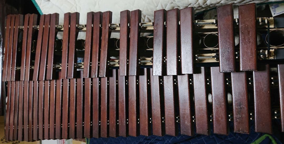 マリンバ,4オクターブ,49鍵盤,キャスター付きスタンド